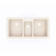 22 x 44 Swanstone(R) Dual Mount Triple Bowl Sink in Tahiti White, KS04422TB.011