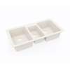 22 x 44 Swanstone(R) Dual Mount Triple Bowl Sink in Bisque, KS04422TB.018