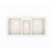 22 x 44 Swanstone(R) Dual Mount Triple Bowl Sink in Bisque, KS04422TB.018