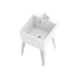 22 x 24 Veritek(R) Floor Mount Single Bowl Laundry Tub in White, MF0000FM.900