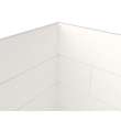 32 x 50 x 72 Swanstone(R) Modern Subway Tile Glue up Bathtub and Shower Wall Kit in White, MSMK723250.010
