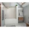 32 x 50 x 72 Swanstone(R) Modern Subway Tile Glue up Bathtub and Shower Wall Kit in Birch, MSMK723250.226
