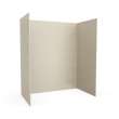 34 x 62 x 72 Swanstone(R) Modern Subway Tile Glue up Tub Wall Kit in Coastal Sands, MSMK723462.013