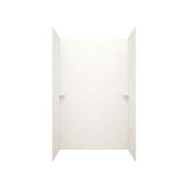 MSMK72-3462 34 x 62 x 72 Swanstone(R) Modern Subway Tile Glue up Tub Wall Kit in Bisque