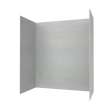 36 x 36 x 72 Swanstone(R) Modern Subway Tile Glue up Bathtub and Shower Wall Kit in Ash Gray, MSMK723636.203