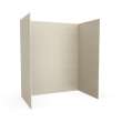 36 x 62 x 72 Swanstone(R) Modern Subway Tile Glue up Tub Wall Kit in Coastal Sands, MSMK723662.013