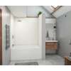 42 x 62 x 72 Swanstone(R) Modern Subway Tile Glue up Bathtub and Shower Wall Kit in White, MSMK724262.010