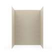 32 x 62 x 84 Swanstone(R) Modern Subway Tile Glue up Shower Wall Kit in Coastal Sands, MSMK843262.013