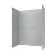 36 x 36 x 84 Swanstone(R) Modern Subway Tile Glue up Shower Wall Kit in Ash Gray, MSMK843636.203