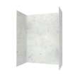 36 x 50 x 84 Swanstone(R) Modern Subway Tile Glue up Shower Wall Kit in Carrara, MSMK843650.221