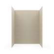 36 x 62 x 84 Swanstone(R) Modern Subway Tile Glue up Shower Wall Kit in Coastal Sands, MSMK843662.013