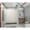 42 x 62 x 84 Swanstone(R) Modern Subway Tile Glue up Shower Wall Kit in White, MSMK844262.010