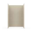 30 x 62 x 96 Swanstone(R) Modern Subway Tile Glue up Shower Wall Kit in Coastal Sands, MSMK963062.013