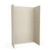 30 x 62 x 96 Swanstone(R) Modern Subway Tile Glue up Shower Wall Kit in Coastal Sands, MSMK963062.013
