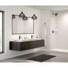 30 x 62 x 96 Swanstone(R) Modern Subway Tile Glue up Shower Wall Kit in Carrara, MSMK963062.221