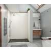 32 x 50 x 96 Swanstone(R) Modern Subway Tile Glue up Shower Wall Kit in White, MSMK963250.010