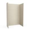 32 x 62 x 96 Swanstone(R) Modern Subway Tile Glue up Shower Wall Kit in Coastal Sands, MSMK963262.013