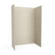 34 x 62 x 96 Swanstone(R) Modern Subway Tile Glue up Shower Wall Kit in Coastal Sands, MSMK963462.013