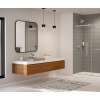 36 x 36 x 96 Swanstone(R) Modern Subway Tile Glue up Shower Wall Kit in Limestone, MSMK963636.218