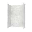 36 x 36 x 96 Swanstone(R) Modern Subway Tile Glue up Shower Wall Kit in Carrara, MSMK963636.221