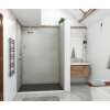 36 x 50 x 96 Swanstone(R) Modern Subway Tile Glue up Shower Wall Kit in Ash Gray, MSMK963650.203