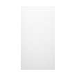 50 x 96 Swanstone(R) Modern Subway Tile Glue up Bathtub and Shower Single Wall Panel in White, MSMK9650.010