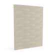 62 x 96 Swanstone(R) Modern Subway Tile Glue up Bathtub and Shower Single Wall Panel in Coastal Sands, MSMK9662.013