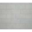 30 x 72 Swanstone(R) Metro Subway Tile Glue up Bathtub and Shower Single Wall Panel in Ash Gray, MTMK7230.203