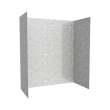 30 x 62 x 72 Swanstone(R) Metro Subway Tile Glue up Tub Wall Kit in Ice, MTMK723062.130