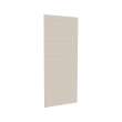 32 x 72 Swanstone(R) Metro Subway Tile Glue up Bathtub and Shower Single Wall Panel in Tahiti White, MTMK7232.011