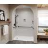 32 x 62 x 72 Swanstone(R) Metro Subway Tile Glue up Tub Wall Kit in Mountain Mist, MTMK723262.141