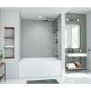 32 x 62 x 72 Swanstone(R) Metro Subway Tile Glue up Tub Wall Kit in Ash Gray, MTMK723262.203