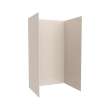 34 x 42 x 72 Swanstone(R) Metro Subway Tile Glue up Bathtub and Shower Wall Kit in Tahiti White, MTMK723442.011