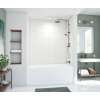 34 x 50 x 72 Swanstone(R) Metro Subway Tile Glue up Bathtub and Shower Wall Kit in White, MTMK723450.010