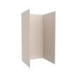 36 x 36 x 72 Swanstone(R) Metro Subway Tile Glue up Bathtub and Shower Wall Kit in Tahiti White, MTMK723636.011