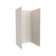 36 x 36 x 72 Swanstone(R) Metro Subway Tile Glue up Bathtub and Shower Wall Kit in Bisque, MTMK723636.018