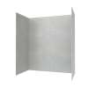36 x 50 x 72 Swanstone(R) Metro Subway Tile Glue up Bathtub and Shower Wall Kit in Ash Gray, MTMK723650.203