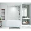 36 x 50 x 72 Swanstone(R) Metro Subway Tile Glue up Bathtub and Shower Wall Kit in Carrara, MTMK723650.221