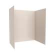 36 x 62 x 72 Swanstone(R) Metro Subway Tile Glue up Tub Wall Kit in Tahiti White, MTMK723662.011