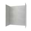 36 x 62 x 72 Swanstone(R) Metro Subway Tile Glue up Tub Wall Kit in Ash Gray, MTMK723662.203
