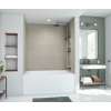 36 x 62 x 72 Swanstone(R) Metro Subway Tile Glue up Tub Wall Kit in Limestone, MTMK723662.218