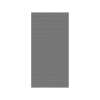 38 x 72 Swanstone(R) Metro Subway Tile Glue up Bathtub and Shower Single Wall Panel in Ash Gray, MTMK7238.203