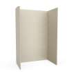 42 x 62 x 72 Swanstone(R) Metro Subway Tile Glue up Bathtub and Shower Wall Kit in Coastal Sands, MTMK724262.013