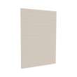 50 x 72 Swanstone(R) Metro Subway Tile Glue up Bathtub and Shower Single Wall Panel in Tahiti White, MTMK7250.011