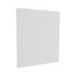 62 x 72 Swanstone(R) Metro Subway Tile Glue up Bathtub and Shower Single Wall Panel in White, MTMK7262.010