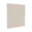 62 x 72 Swanstone(R) Metro Subway Tile Glue up Bathtub and Shower Single Wall Panel in Tahiti White, MTMK7262.011