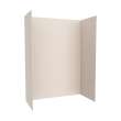 30 x 62 x 84 Swanstone(R) Metro Subway Tile Glue up Bathtub and Shower Wall Kit in Tahiti White, MTMK843062.011