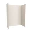 30 x 62 x 84 Swanstone(R) Metro Subway Tile Glue up Bathtub and Shower Wall Kit in Bisque, MTMK843062.018