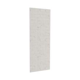 MTMK-8432-1 32 x 84 Swanstone(R) Metro Subway Tile Glue up Bathtub and Shower Single Wall Panel in Bisque