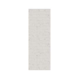 MTMK-8432-1 32 x 84 Swanstone(R) Metro Subway Tile Glue up Bathtub and Shower Single Wall Panel in Carrara
